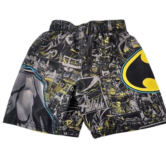 BATMAN Young‎ Boys Board Shorts Swim Wear Trunks Stretch Waist Size S - Picture 2 of 3